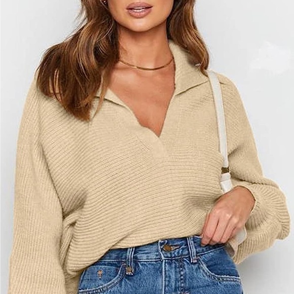 NWT CHYRII V Balloon Sleeve Sweater - Picture 1 of 14